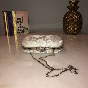 Jessica McClintock Lace Clutch